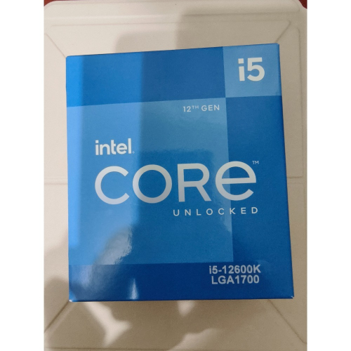 全新 Intel i5 12600K CPU 中央處理器