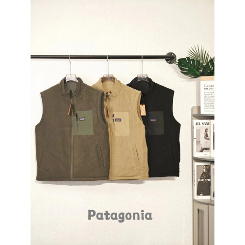❤️星光衫悅❤️Patagonia巴塔哥尼亞秋季新款戶外多功能雙面馬甲 正反雙面穿 a60