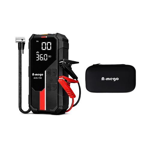 A-mego AHS-708 賽道Alpha版 12000mAh 4in1 小鋼炮 ｜25mm極速打氣機 × 強悍救車電