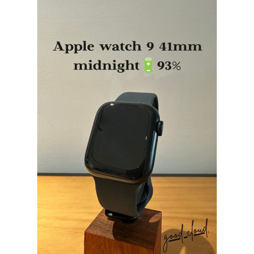 Apple Watch 9 41mm 午夜│外觀狀況佳│螢幕無傷│原廠電池│☁️好物雲3C