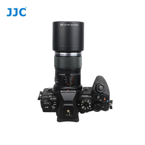Olympus LH-49 遮光罩 相容原廠 JJC M.Zuiko 60mm F2.8 ED太陽罩 可收縮收納LH49