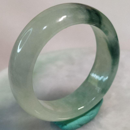 ?玉戒?天然緬甸玉 A貨 翡翠 冰帶底色飄花 素面 圈戒 玉戒【92jade】現貨特惠 翡翠圈戒 翡翠戒指 玉圈戒 戒圈
