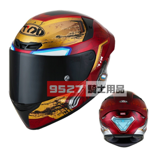 ⚡9527代購 KYT TT-COURSE ?鋼鐵人 (亮面) 漫威 安全帽 全罩 TTC