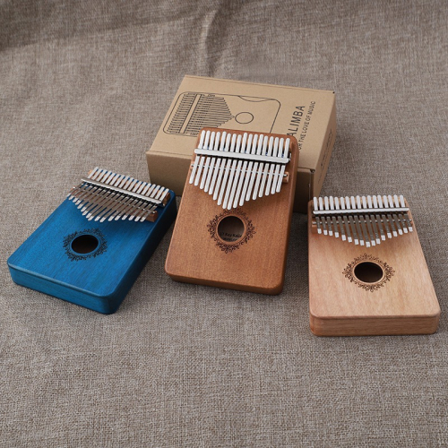 (當日出貨)姆指琴 原木拇指琴 手指鋼琴 kalimba 樂器 17音 卡林巴琴 桃花芯木 非洲樂器 音樂(A189)
