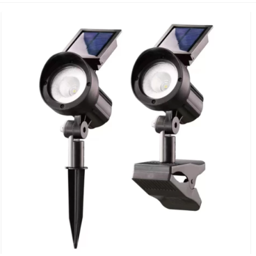 LED 太陽能兩用夾射燈 2入組 #141596