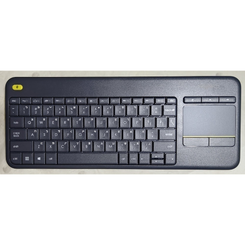 注音版 羅技 Logitech K400 Plus 觸控鍵盤 觸控板,近全新 未使用 簡易包裝