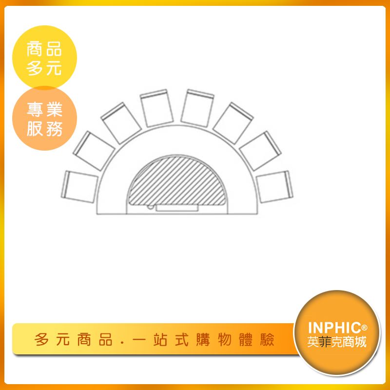 INPHIC-商用電大型日式鐵板燒設備 升級款2M半圓形 瓦斯電熱 飯店餐廳鐵板燒煎台-IMLA003304A