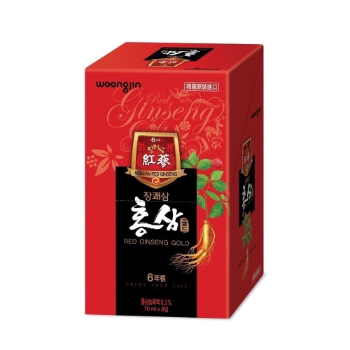 韓國熊津加糖紅蔘飲 8入組 買一送一