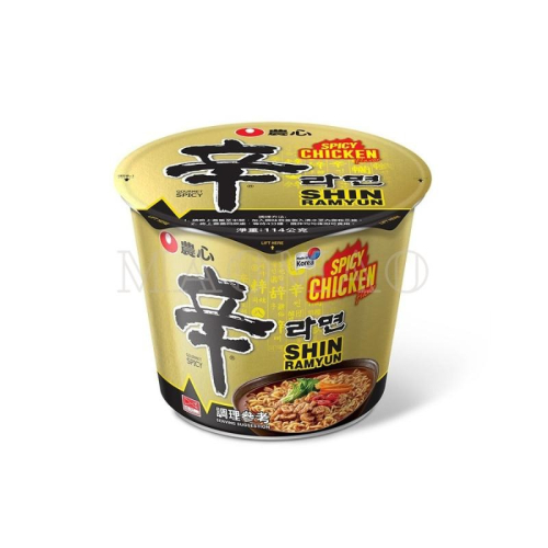 【???】??????????農心辛拉麵香辣雞肉味碗裝（大）??韓國杯麵 韓國拉麵 打工人必備宵夜泡麵 方便麵 農心拉麵