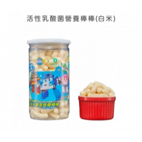 POLI波利 活性乳酸菌營養棒棒(白米) 7m+ 餅乾 88901