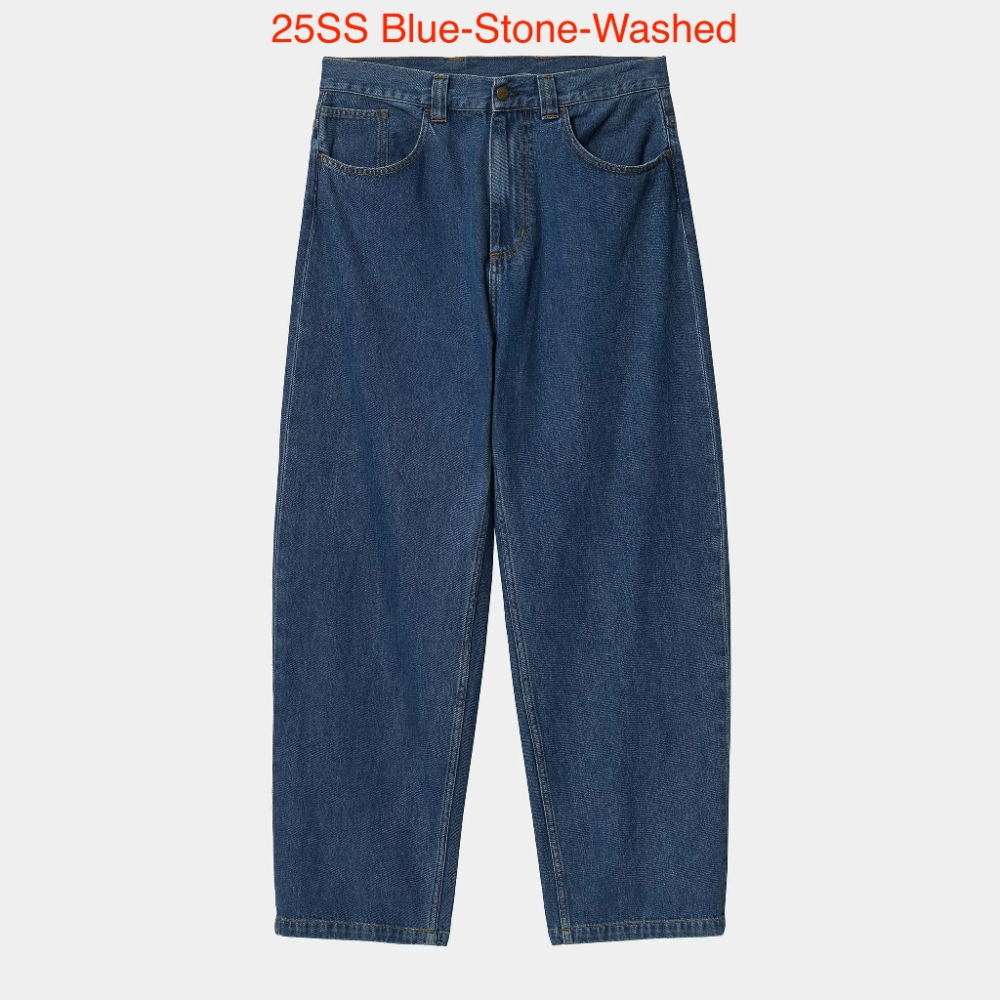 《10/5》台灣公司貨 24FW Carhartt WIP Brandon Pant 寬版 牛仔褲 重磅 石洗