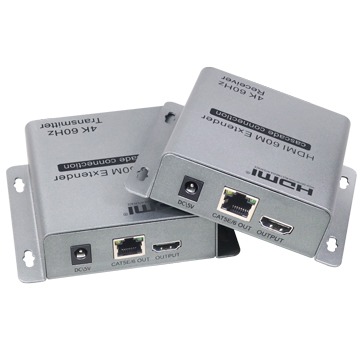 伽利略 HDMI 4K@60Hz 網路線 影音延伸器 60m (不含網路線) (H2E60SA)