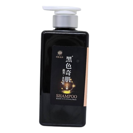 CHEE YEN 綺緣 黑色奇肌靚黑洗髮精500ml 黑色奇蹟