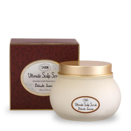 SABON | 頭皮磨砂膏 300g 以色列綠玫瑰 茉莉花語 死海鹽頭皮磨砂膏 贈木勺