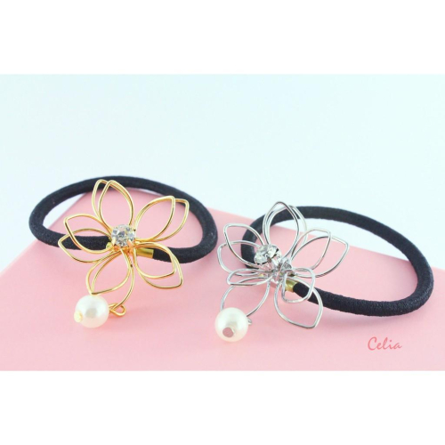 Celia＇s 莎莉亞-現貨-花語的秘密髮圈 頭飾 髮帶