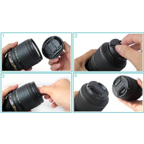 【副廠鏡頭蓋】尼康鏡頭蓋 52mm 鏡頭蓋D5300 D5500 D3300 D5200配18-55鏡頭含防遺失繩