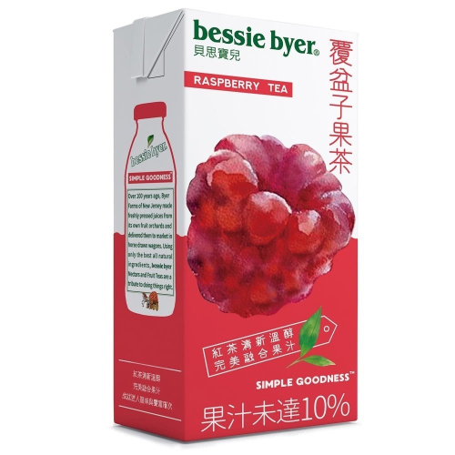 bessie byer 貝思寶兒 覆盆子果茶330ml (6入)利樂包