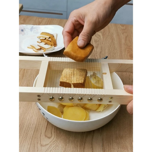 晾曬土豆乾神器火腿土豆切片器切熟土豆片神器切豆腐片神器切蛋器