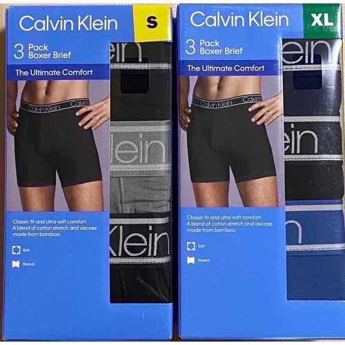 ?現貨特價！CALVIN KLEIN 凱文克萊男竹纖維內褲三入組 美國尺寸S~XL-吉兒好市多COSTCO代購