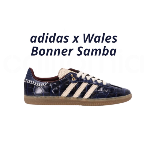 ?adidas x Wales Bonner Samba “Collegiate Navy” 休閒鞋 深藍白色｜海軍藍