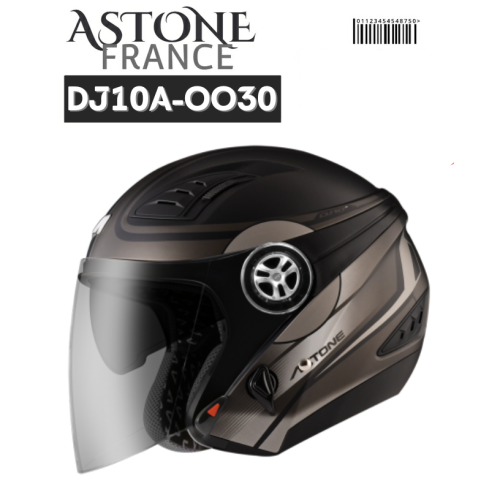 ASTONE DJ10A OO30 彩繪 內墨鏡 復古帽 飛行帽 半罩安全帽