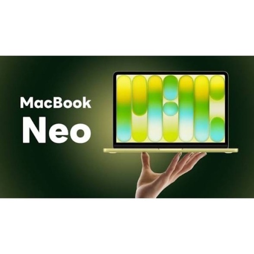 現貨 Apple 2026 MacBook Neo 13吋 A18 Pro 晶片 8G/256G SSD 銀色