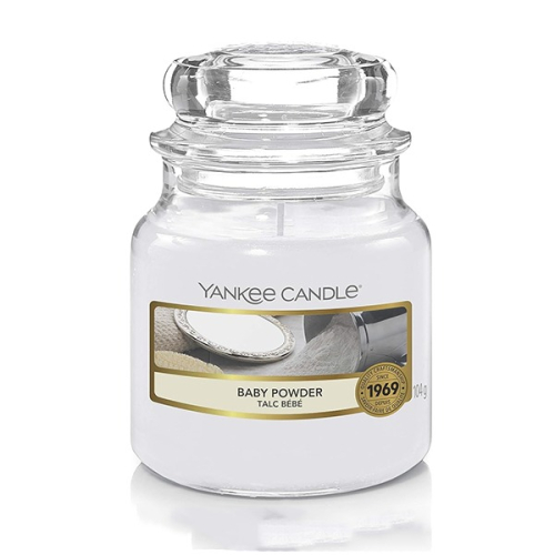 【Yankee Candle 揚基】香氛蠟燭-嬰兒爽身粉(3.7oz/104g)【8433】