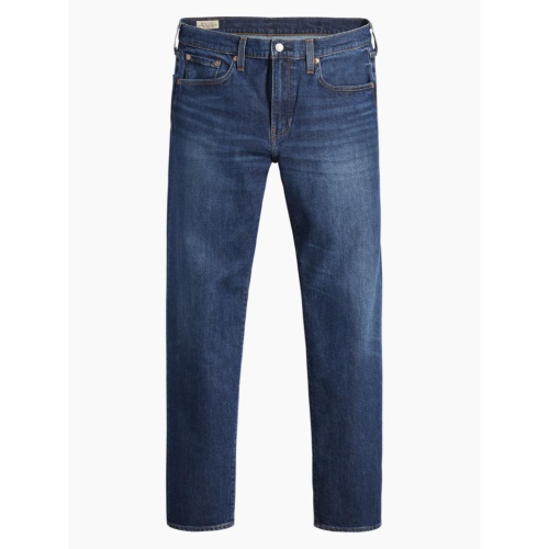 Levis 男款 502 舒適錐形窄管牛仔褲 深藍刷白 29507-1372*?