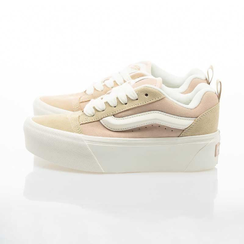 [unclev1966] Vans Knu Skool Stack 淺粉 褐色 超厚底 滑板 增高 百搭 麵包鞋