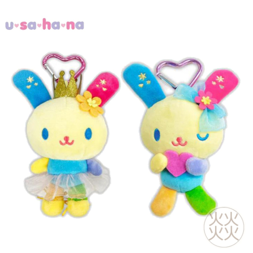 過生活IP訂購 SPINNS x Sanrio 三麗鷗 花小兔 絨毛玩偶吊飾 抱愛心 芭蕾裙 格紋花布系列 11410