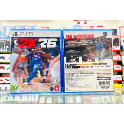 【東晶電玩】 PS5 NBA 2K26 中文版(全新、現貨)