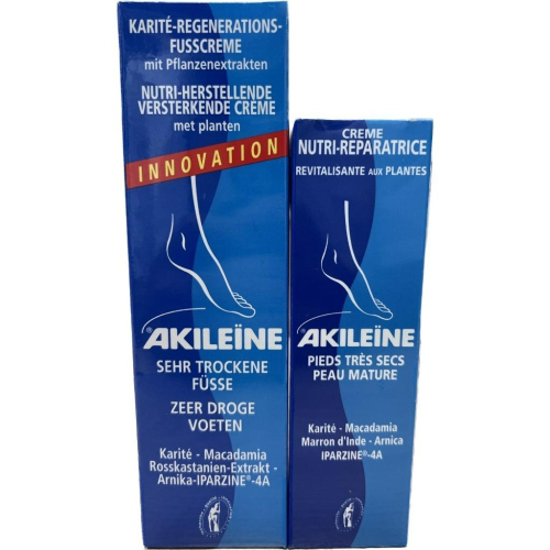 ★滿千免運★【禾宜藥局】法國 AKILEINE 亞吉妮 藍色修護腳霜 50ml / 100ml 原廠公司貨 藥局出貨