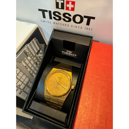 Tissot PRX 金面配色 機械錶 保證正品 現貨一隻 當天出貨?