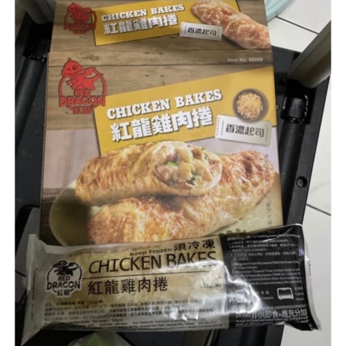 好市多拆賣一條89元 紅龍 冷凍雞肉捲 220公克 X 6入（低溫配送）#68068