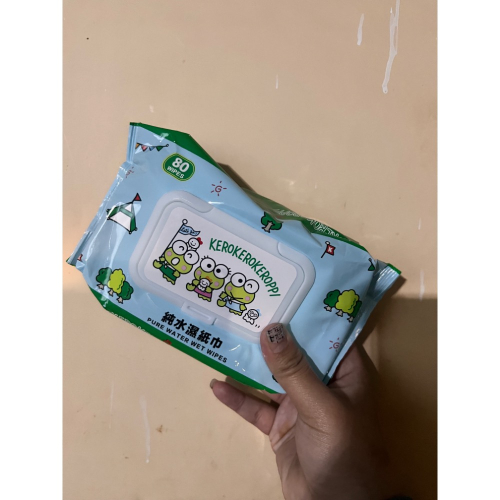 大眼蛙純水濕紙巾-80抽