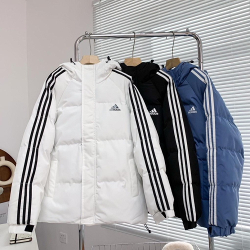 【玩衣櫥】Adidas 經典款羽絨外套 白色 藍色 黑色＊M~4XL。51076A