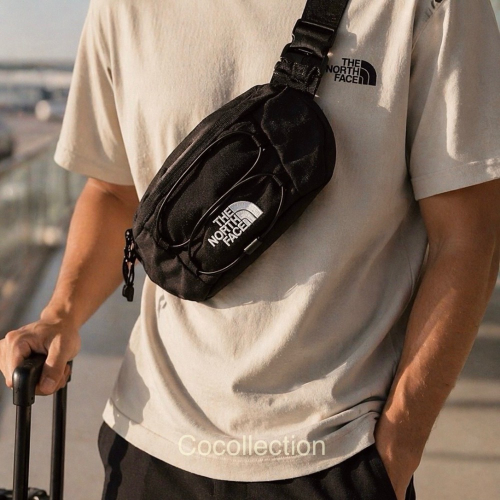 ??美國 The North Face極輕量腰包 極簡手機鑰匙包 胸包 側背包 隨身包 tnf 彈力繩 休閒 腰包