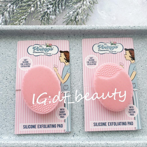 The vintage cosmetic 柔軟洗臉清潔墊 洗臉墊 臉部去角質 臉部去角質矽膠墊 矽膠墊