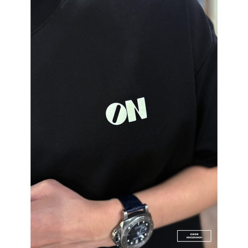 『新品上市』重磅ON字母短T(NOF2405S6001)-黑