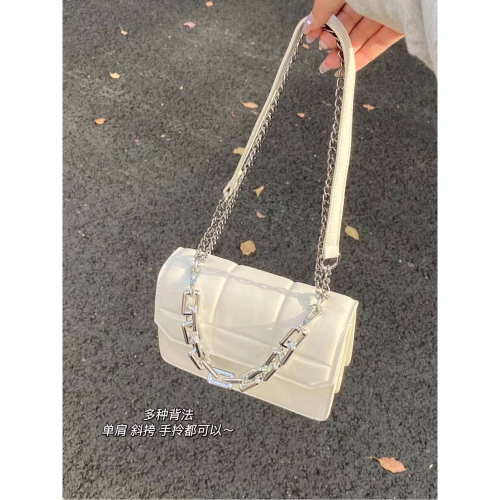 小眾高級質感鏈條小方包