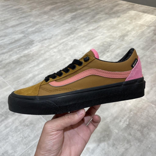 [unclev1966] Vans Old Skool x GO-TEX 防水 機能 土黃 粉紅 黑色中底 男女