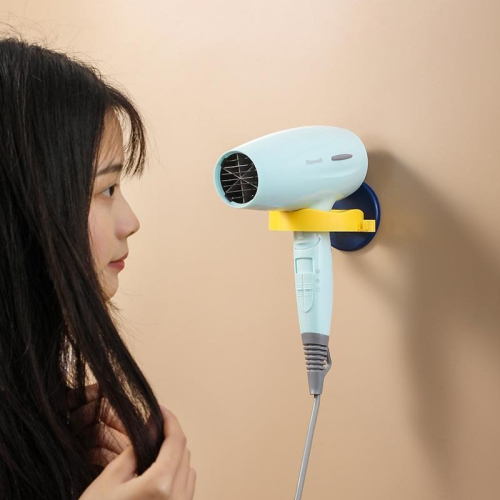 壁掛吹風機掛架浴室架子風筒支架電吹風置物架家用免打孔衛生間
