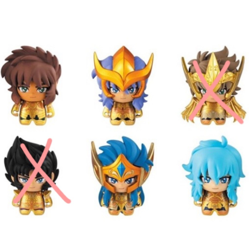 《HT》BANDAI 轉彈 扭蛋聖鬥士星矢 角色公仔02小全4種488293