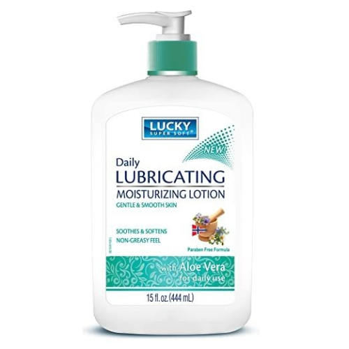 福利品【LUCKY SUPER SOFT】每日滋潤保濕乳液-蘆薈舒緩(15oz/444ml)【NG-2312】