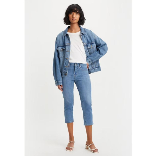 【多色新款24-34腰優惠】美國LEVIS 311 SKINNY CAPRI女款 修身七分褲 直筒丹寧褲 瘦腿 彈性布料