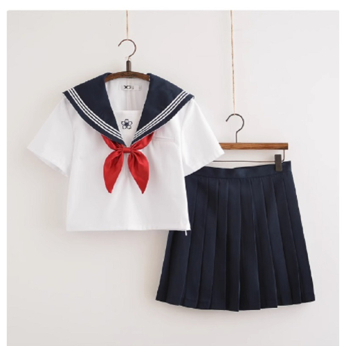 少女櫻花刺繡水手服軟妹JK制服日系校服學生班服學院風套裝甜美