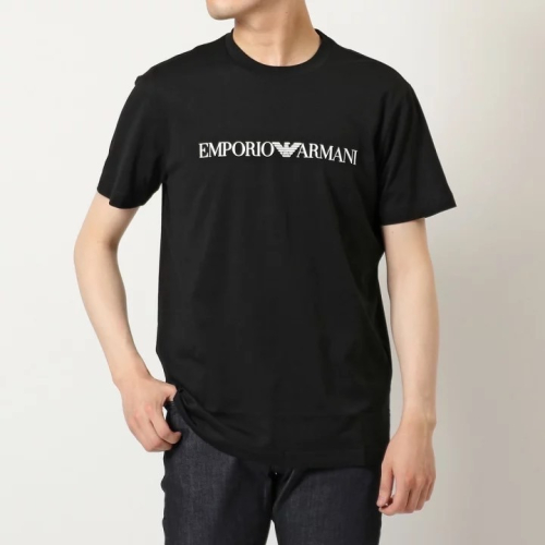 ✴Sparkle歐美精品✴ Emporio Armani EA品牌排字短袖T恤上衣 現貨真品