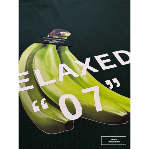 『新品上市』重磅Relaxed香蕉短T(NOF2404N8061)-綠