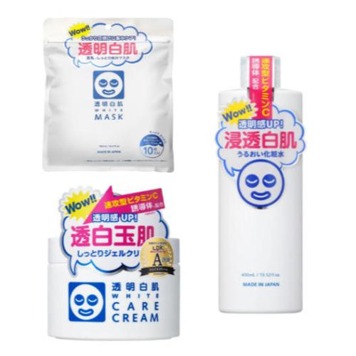 《現貨》小紅豆日貨 石澤研究所 新透明白肌 淨白保濕化妝水 淨白凝霜 保濕 玻尿酸透明嫩白面膜 LDK