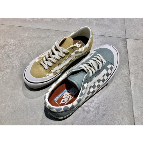 [unclev1966] Vans Style 36 SF 衝浪 棋盤格 芥末黃 / 蒂芬尼綠 軟墊 日韓系 男女款